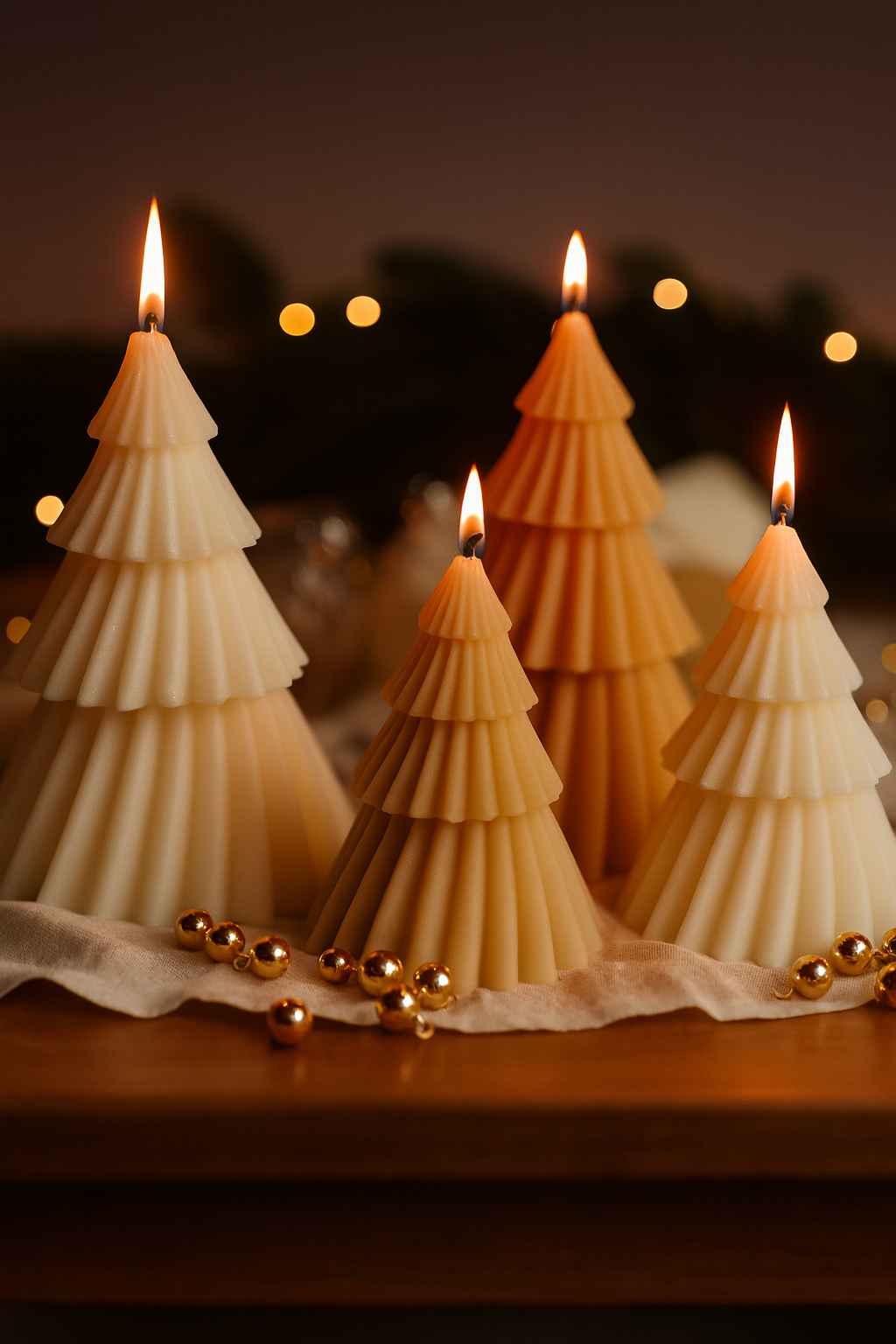 Zestaw świeczek Choinki (S+L) 2szt.