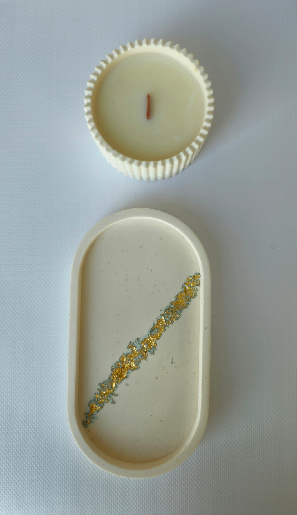 Podstawka w zestawie ze świecą