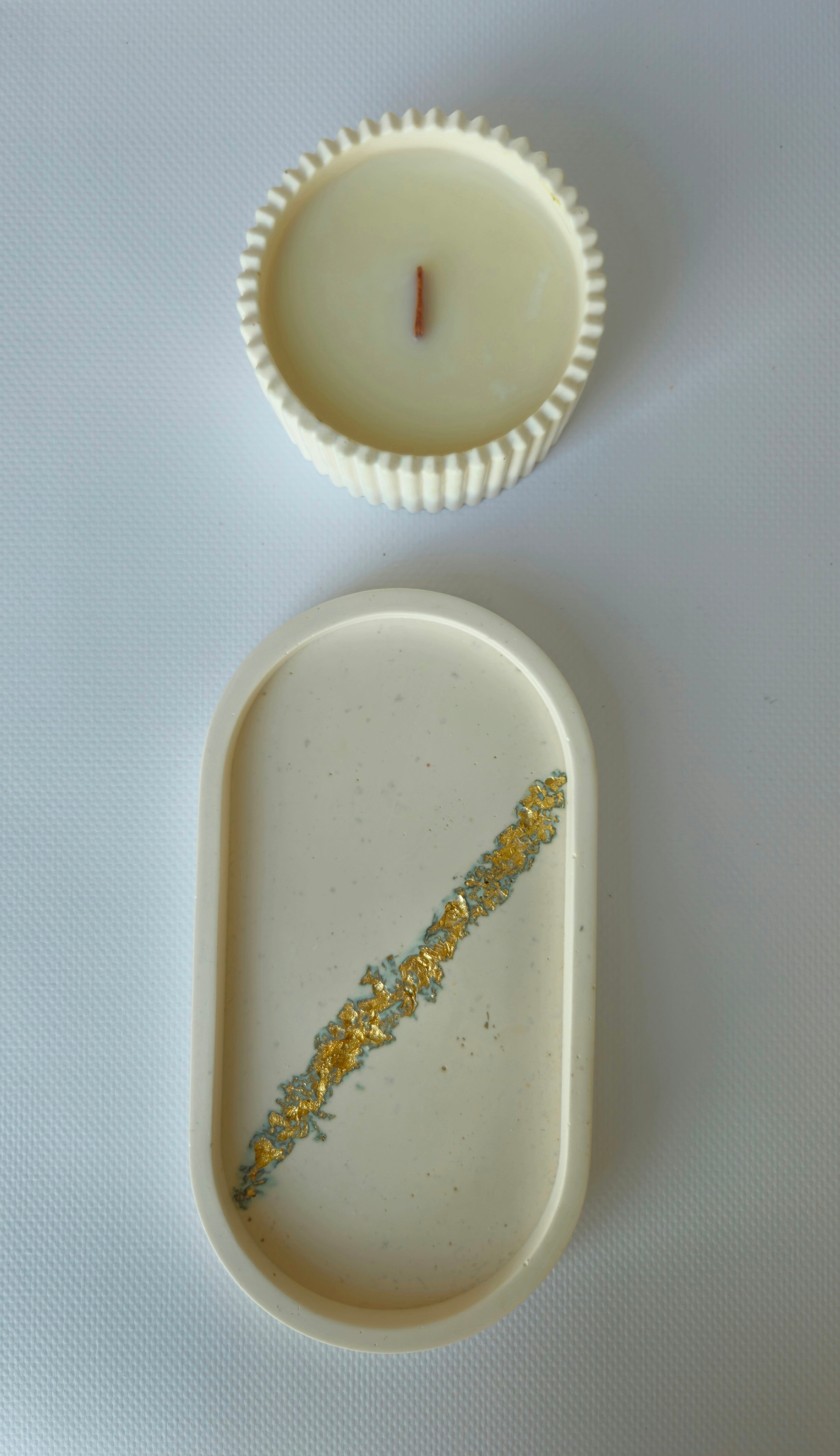 Podstawka w zestawie ze świecą