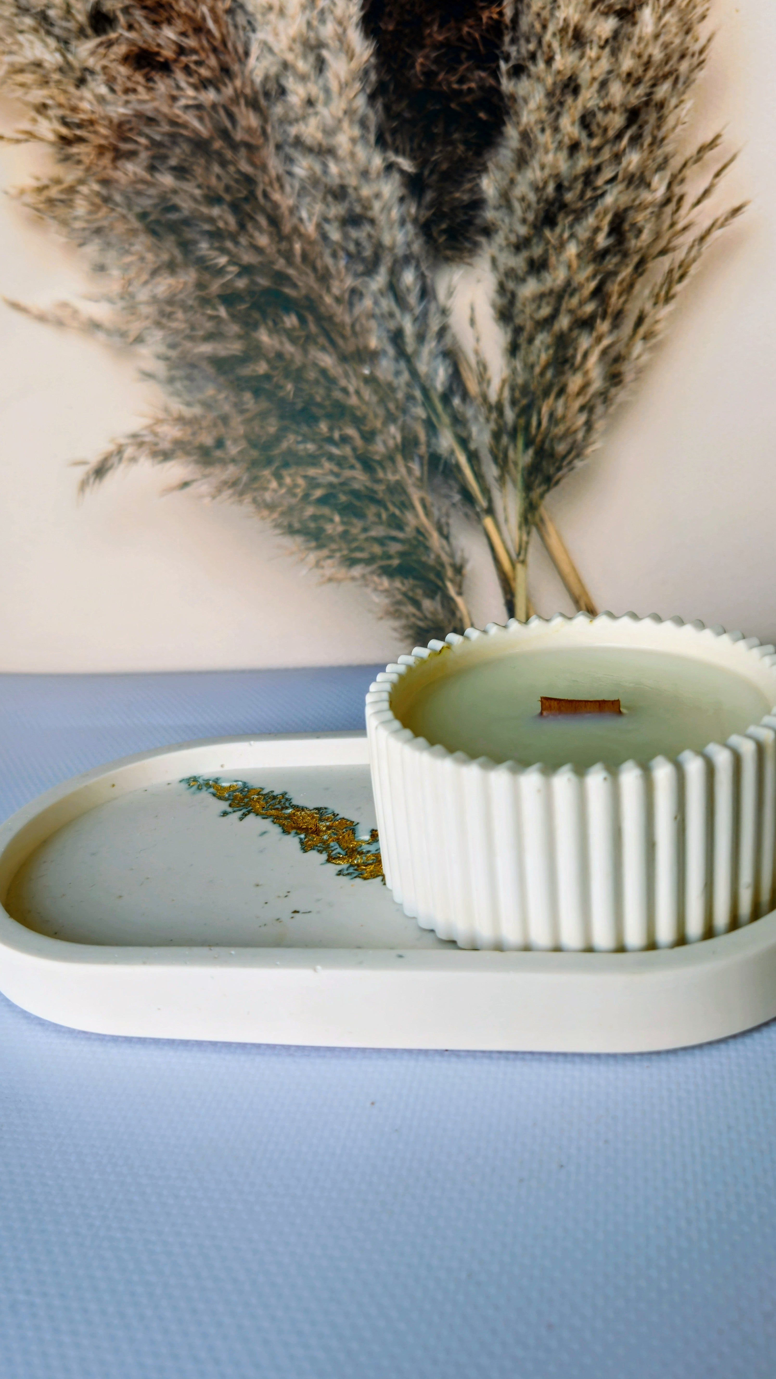 Podstawka w zestawie ze świecą